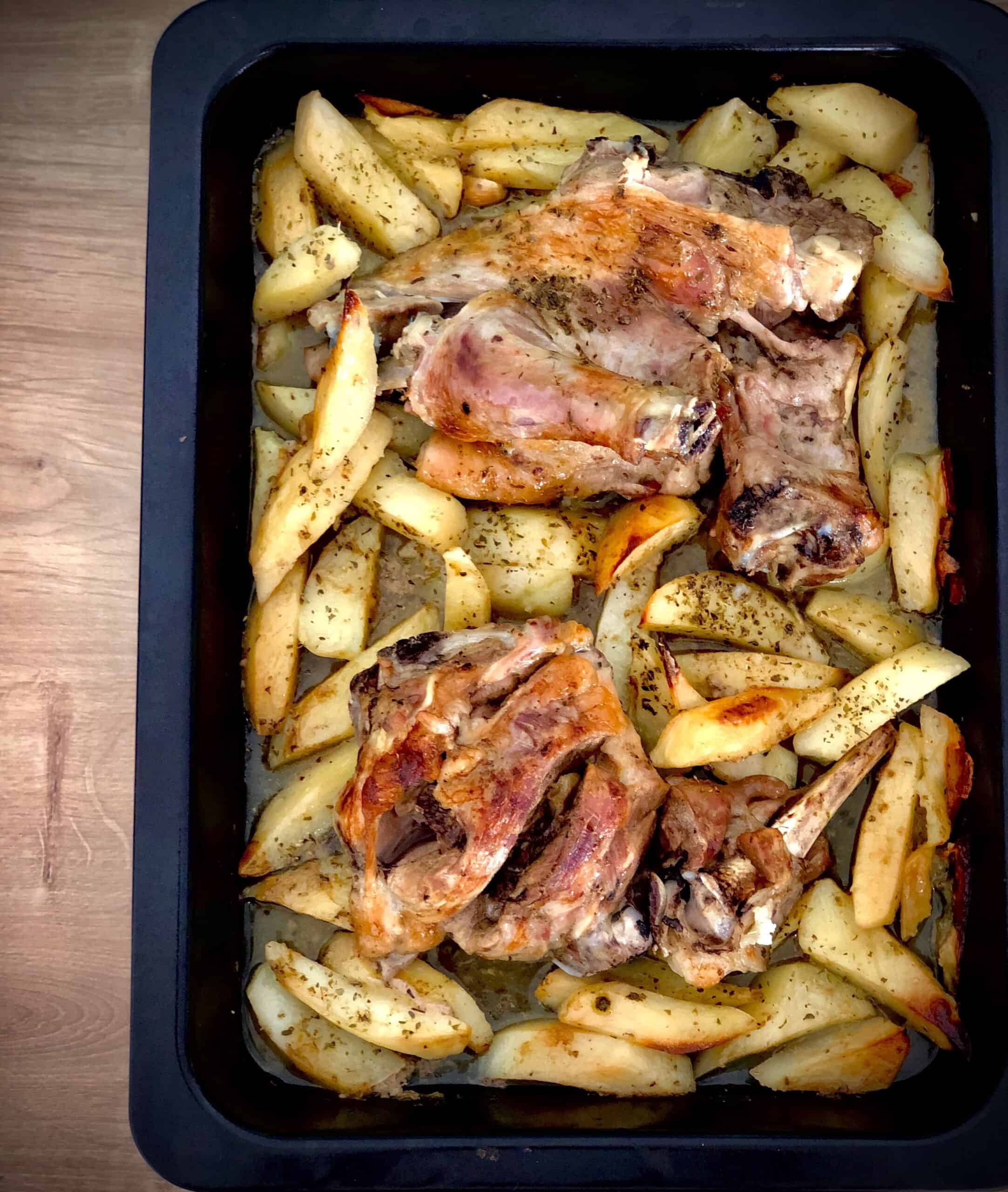 Greek roast leg of lamb with honey recipe