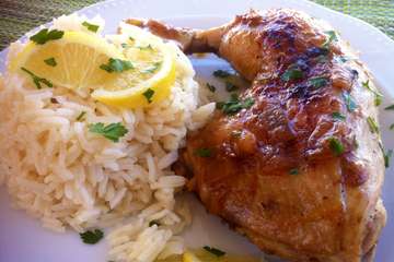 Crispy Greek Chicken Casserole with Creamy Lemon Sauce