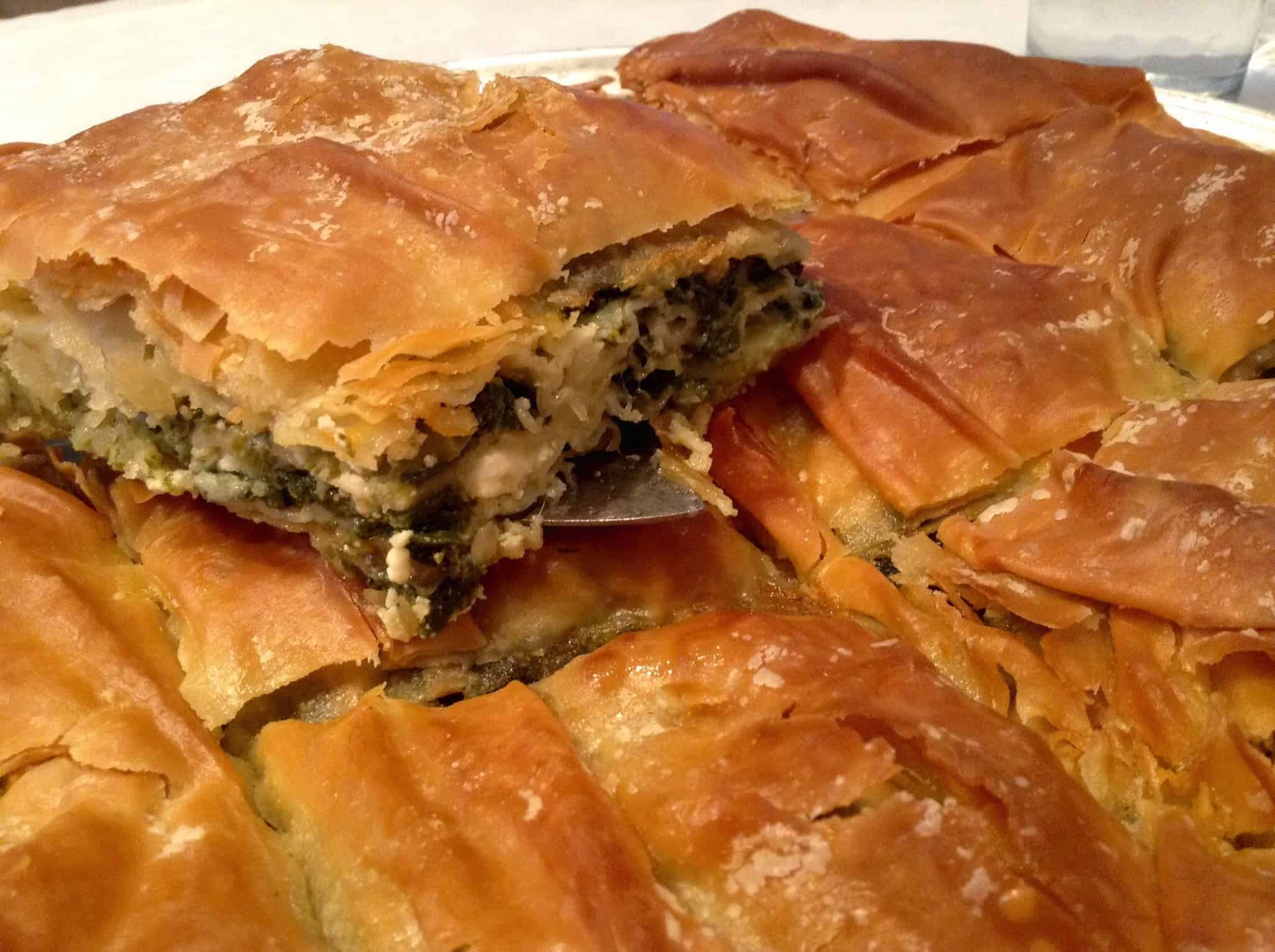 Spanakopita recipe (The traditional Greek spinach pie recipe)